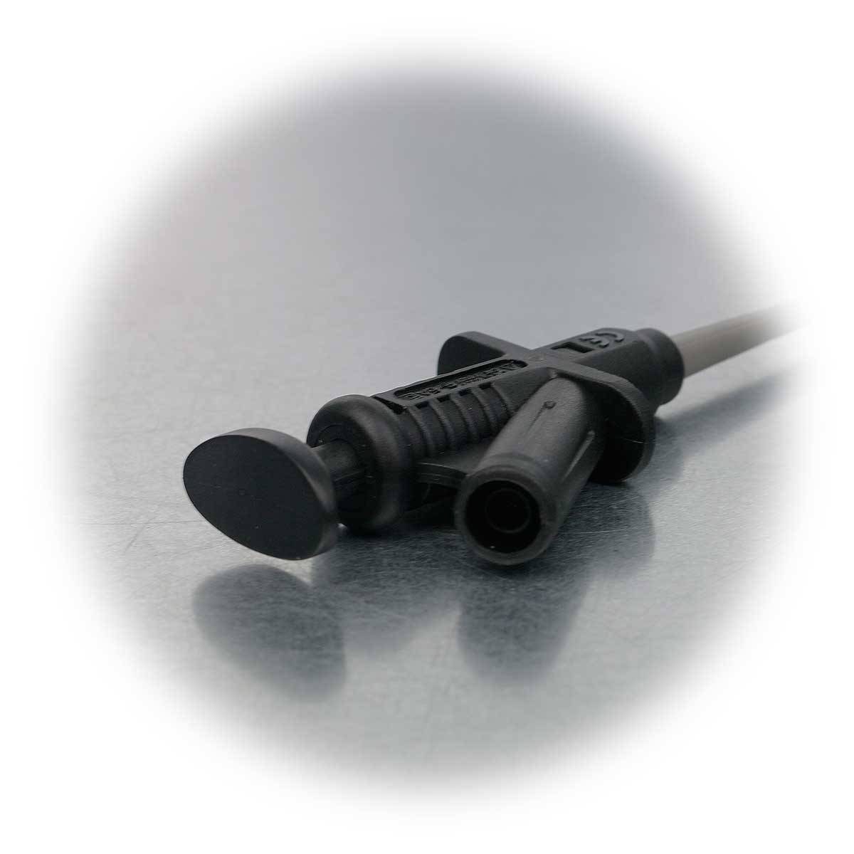 McPower - Klemmprüfspitze "PS 45", 4mm Buchse, schwarz