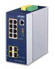 Planet Industrial GE PoE+ 2*1G SFP+ 2*2.5G - Switch - 1 Gbps
