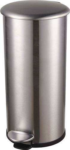 Tretabfallsammler Helit "the zinc" 12l D211xH423mm VA silber HELIT