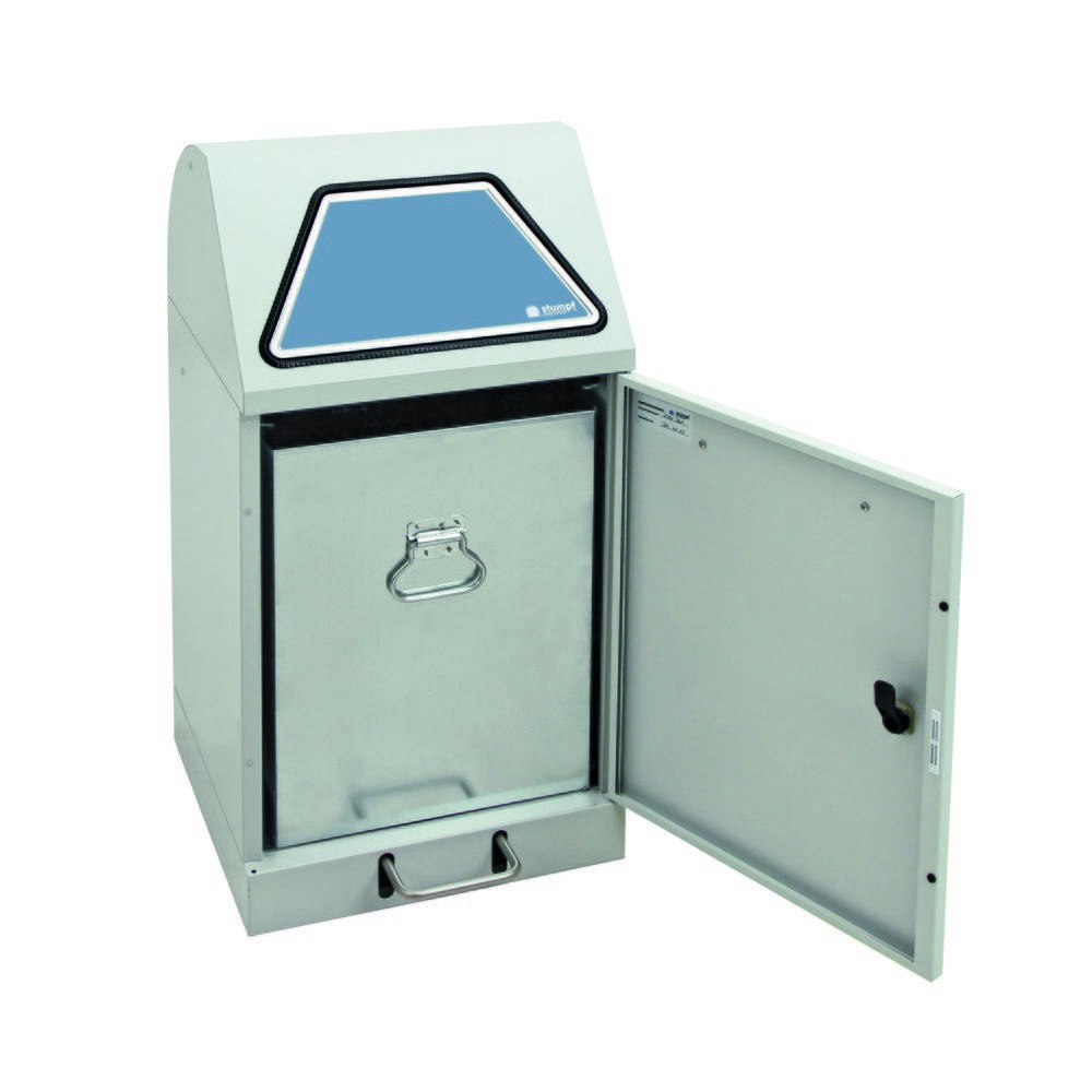 stumpf® Wertstoffsammler mit Fußpedal, inkl. Innenbehälter, Stahlblech