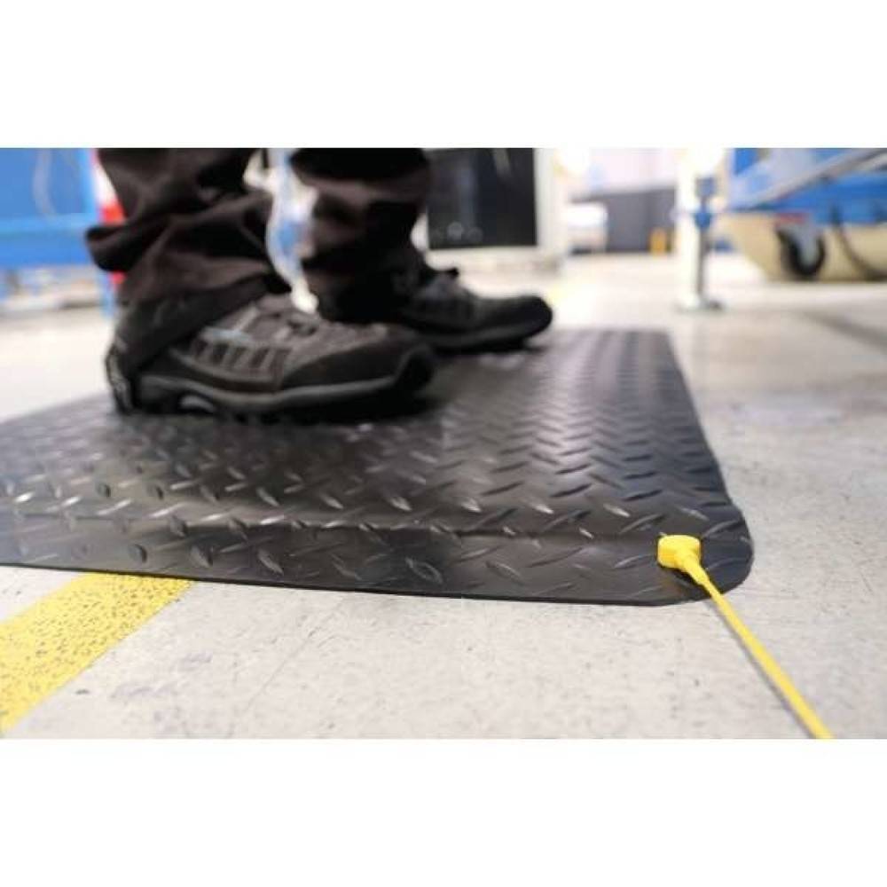 Anti-Ermüdungsmatte Deckplate Anti-Static B60xL90 cm schwarz