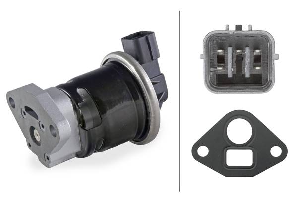 HELLA 6NU 010 171-731 AGR-Ventil - 12V - elektrisch - mit Dichtung