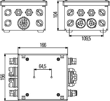 HELLA 8JE 340 867-011 Verbindungs-/Verteilerstück EasyConn