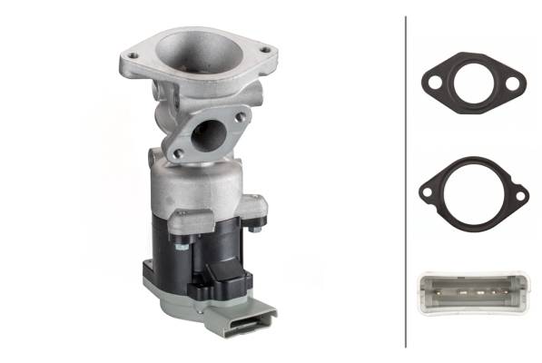 HELLA 6NU 010 171-821 AGR-Ventil - elektrisch - 5-polig - mit Dichtungen