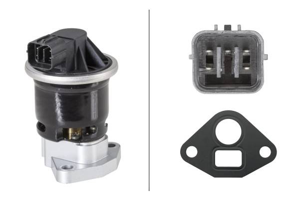 HELLA 6NU 010 171-491 AGR-Ventil - elektrisch - 5-polig - mit Dichtung