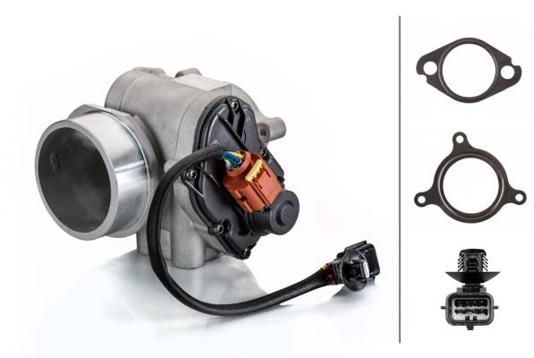 HELLA 6NU 010 171-941 AGR-Ventil - elektrisch - 5-polig - mit Dichtungen/mit Kabelsatz