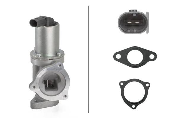 HELLA 6NU 010 171-531 AGR-Ventil - elektrisch - 2-polig - mit Dichtungen