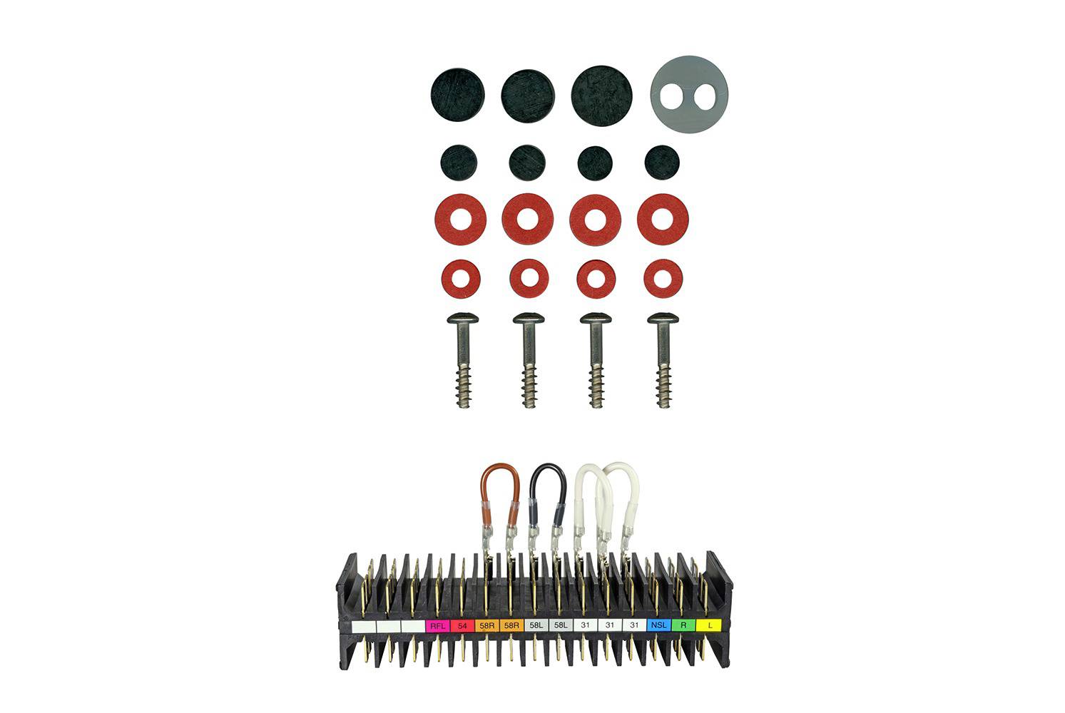 HELLA 8KV 177 785-027 Kabelverbindungsdose - Flachsteckanschluss 6.3mm - 16-polig - Anschlussanzahl: