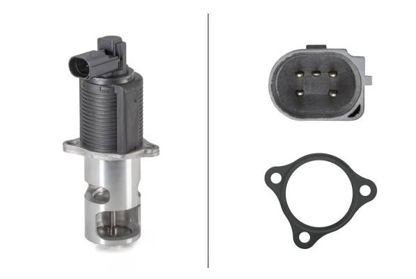 HELLA 6NU 010 171-521 AGR-Ventil - elektrisch - 5-polig - mit Dichtung