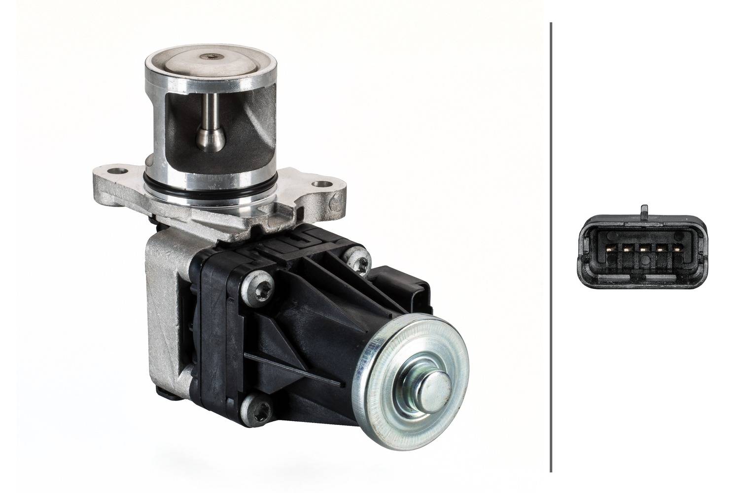 HELLA 6NU 014 864-071 AGR-Ventil - elektrisch - 5-polig - mit Dichtung