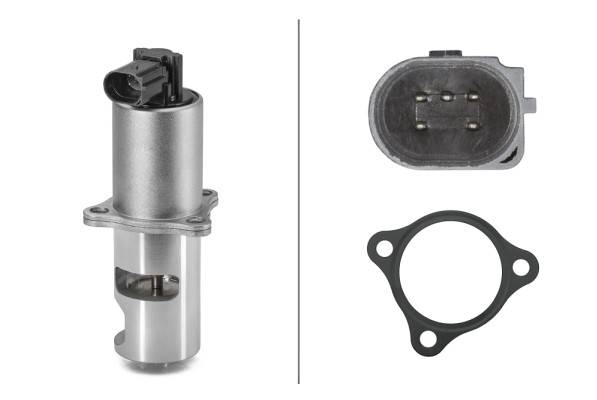 HELLA 6NU 010 171-551 AGR-Ventil - elektronisch - 5-polig - mit Dichtung