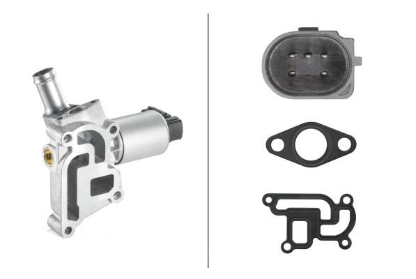 HELLA 6NU 010 171-321 AGR-Ventil - elektronisch - 5-polig - mit Dichtungen