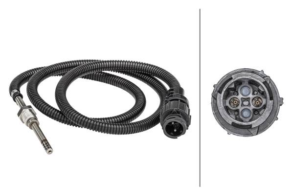 HELLA 6PT 358 181-331 Sensor, Abgastemperatur