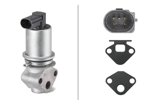 HELLA 6NU 010 171-351 AGR-Ventil - elektronisch - 5-polig - mit Dichtungen