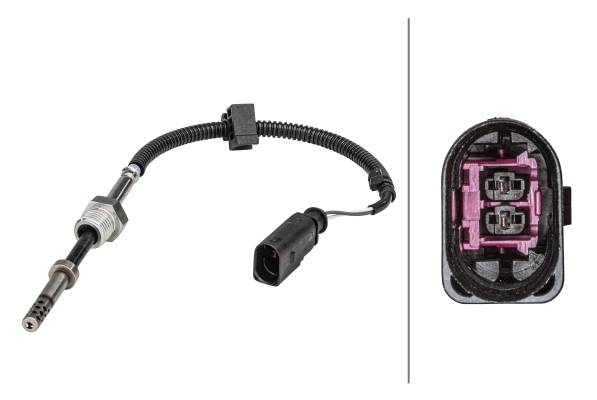 HELLA 6PT 358 181-311 Sensor, Abgastemperatur