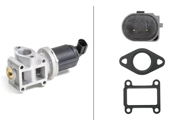 HELLA 6NU 010 171-401 AGR-Ventil - elektronisch - 2-polig - mit Dichtungen