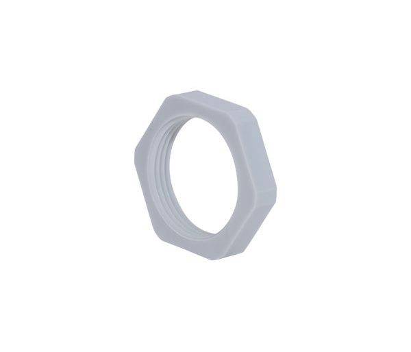 Plica Gegenmutter 6-kant M GGM M12 PA 6 12 Kunststoff dunkelgrau 935370115