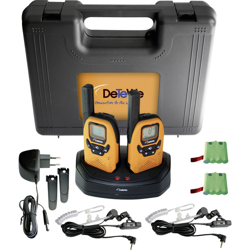 DeTeWe Outdoor 8000 Duo Case 208046 PMR-Handfunkgerät 2er Set