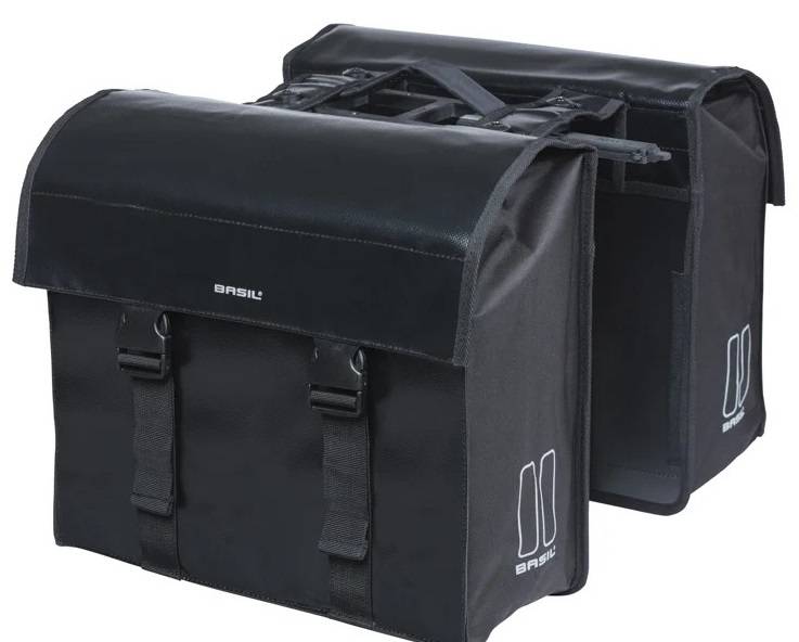 Basilikum Doppelbeutel Urban Last Mik 48-53L Schwarz