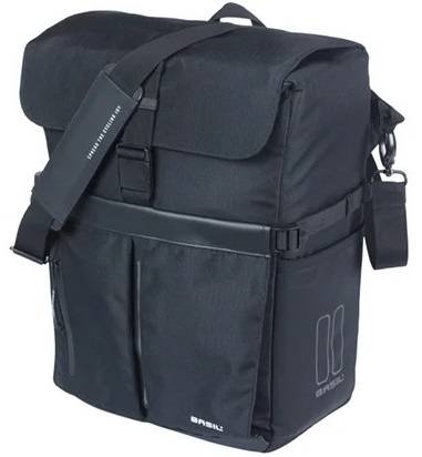 Basil Fahrrad-Umhängetasche Move Mik Studs 14 Liter 14 x 24 x 34 cm – Schwarz