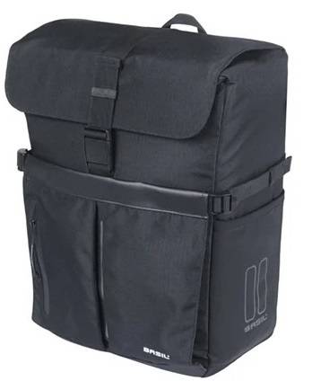 Basil Fahrrad-Umhängetasche Move Mik Studs 14 Liter 14 x 24 x 34 cm – Schwarz