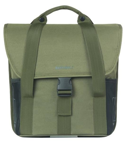 Basil einzelne Fahrradtasche Go 16 Liter 15 x 29 x 34 cm – dunkelgrün