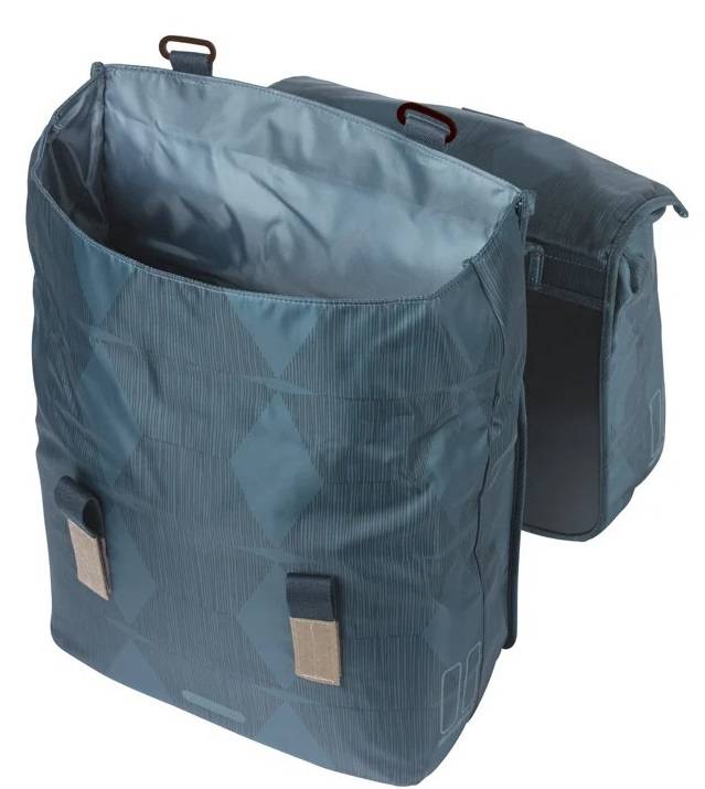 Basil Doppelte Fahrradtasche Elegance Mik 40-49 Liter – Kombiblau