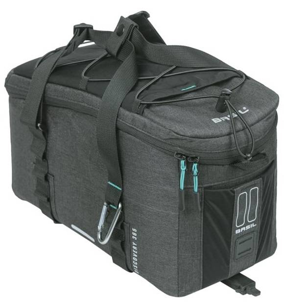 Gepäckträgertasche Basil Discovery 365D MIK 9 Liter 34 x 16 x 18 cm - schwarz