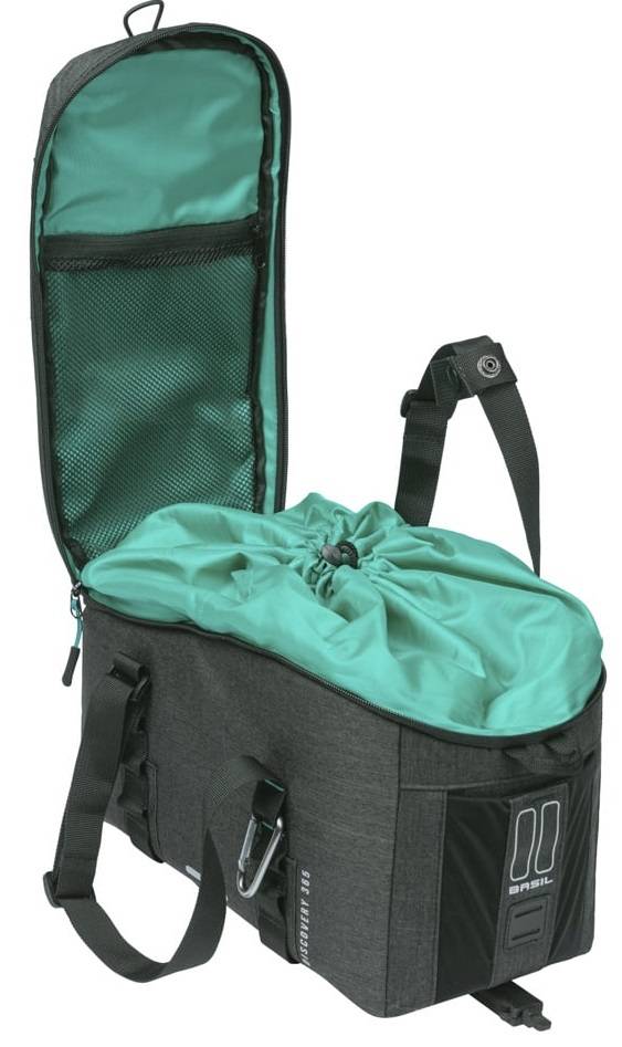Gepäckträgertasche Basil Discovery 365D MIK 9 Liter 34 x 16 x 18 cm - schwarz