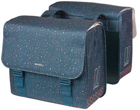 Basil Doppelpacktasche Flair 35 Liter – Marineblau