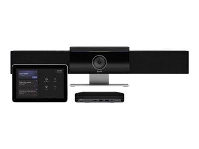 Studio Zoom-Rooms-Bundle für mittelgroße Räume: Studio-USB-Videobar und HP PC mit TC10