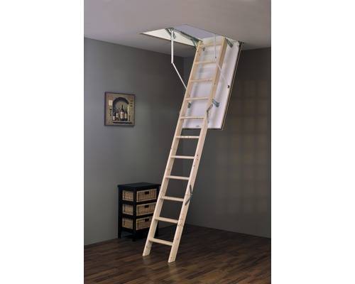 Pertura Dachbodentreppe Niobe 130 x 70 cm Fichte Isolierend