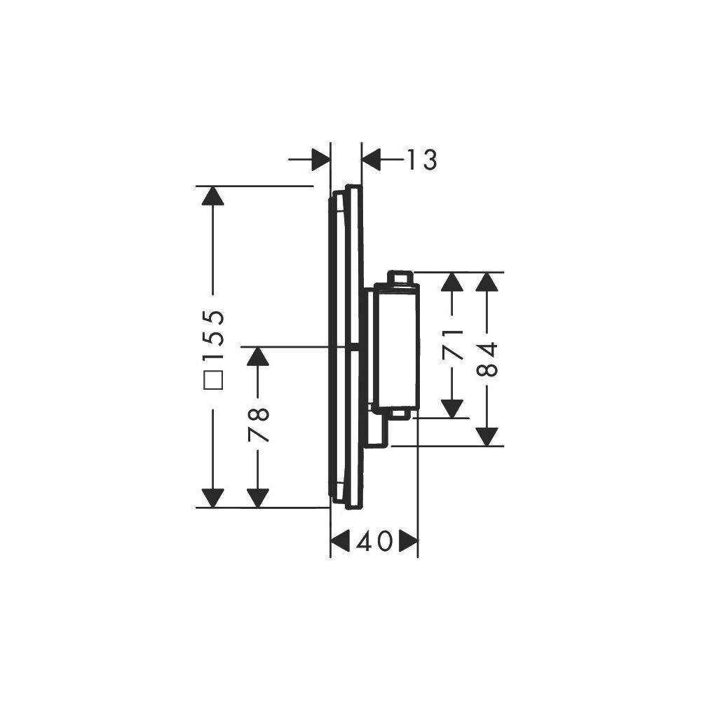 HG Thermostat ShowerSelect Comfort Q chrom