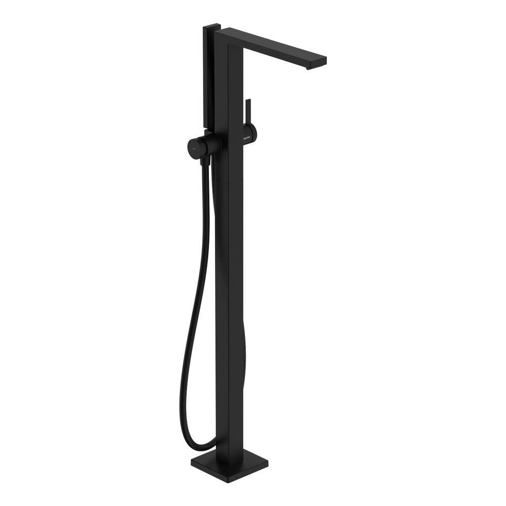 Hansgrohe Tecturis E Einhebel-Wannenmischer bodenstehend, 23,5l/min, Mattschwarz