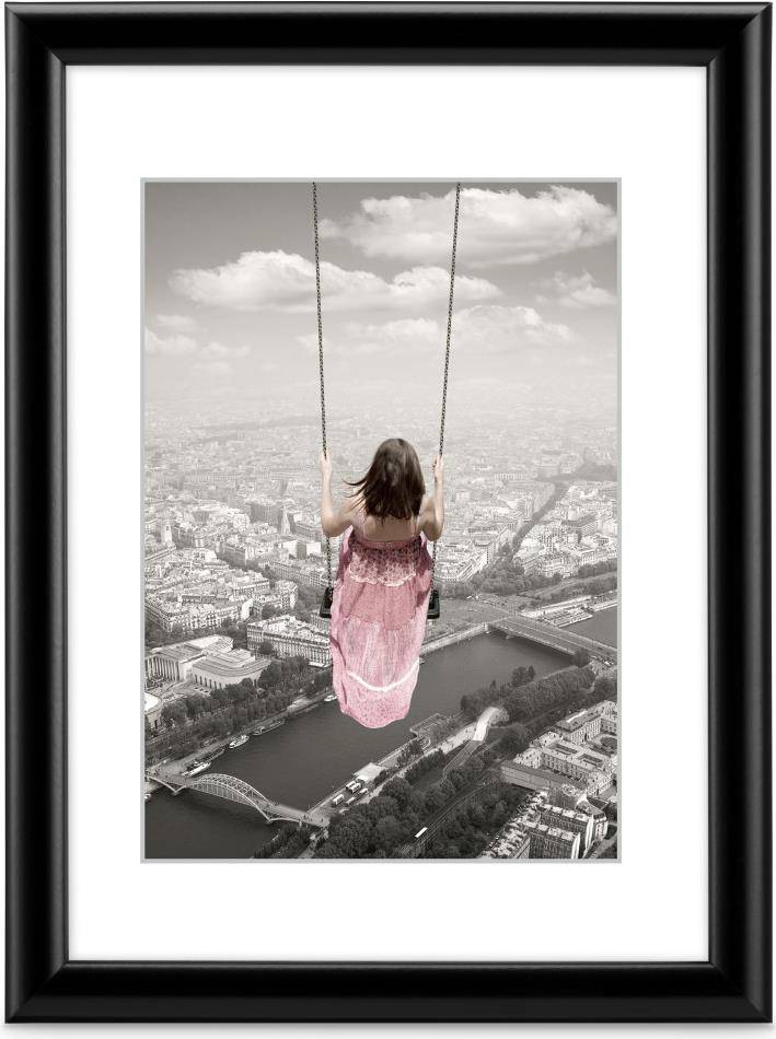 hama 00193193 Kunststoffrahmen Swing Foto 10x15cm schwarz