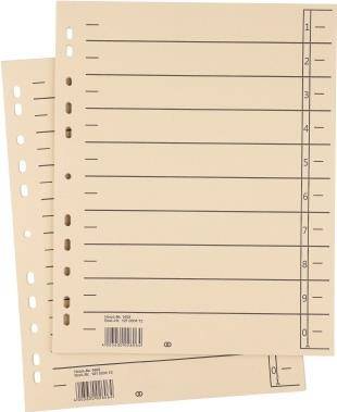 SOENNECKEN Trennblatt oeco 1465 A4 180g Karton ch 100St.