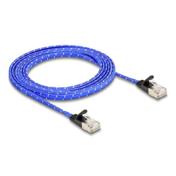 Delock Netzwerkkabel - RJ-45 (M) zu RJ-45 (M) - 2 m - U/FTP - CAT 6a - ohne Hake