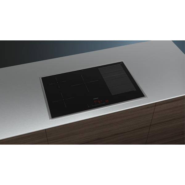 Siemens iQ700 EX845HVC1E, Schwarz, Integriert, 80 cm, 5 Zone(n), 5 Zone(n), Regelmäßig