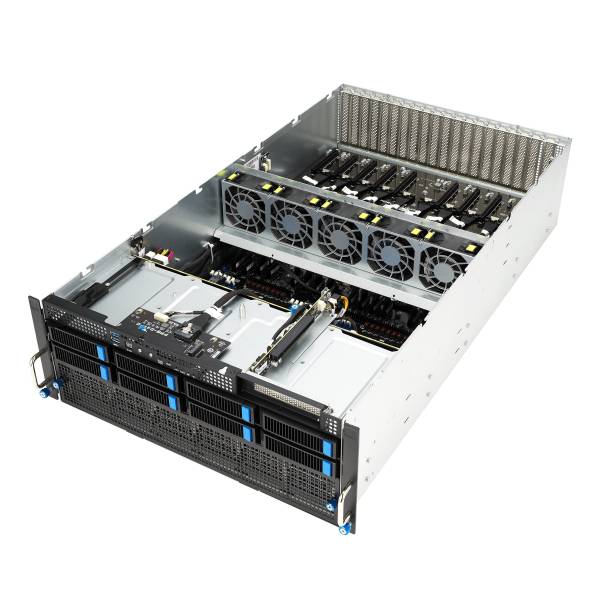 ASUS Server ESC8000A-E12-SKU2/10G/3kW(2+2)/2 PCIe/2 NVMe (Speditionsversand)