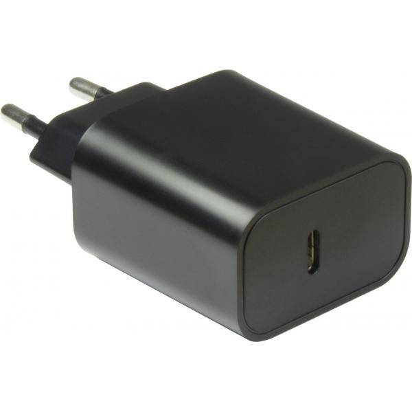 Inter-Tech PD-2020 - Netzteil - klein - 20 Watt - 3 A - PD 2.0, PD 3.0, Apple 2.4A, Quick Charge 3.0 (24 pin USB-C)