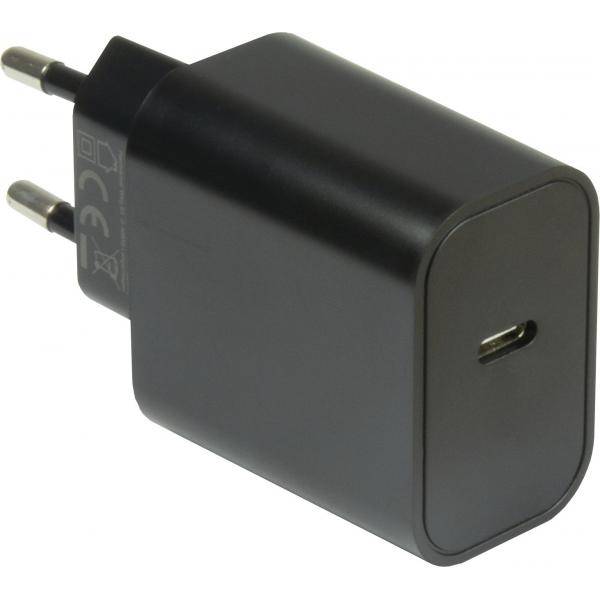 Inter-Tech PD-2020 - Netzteil - klein - 20 Watt - 3 A - PD 2.0, PD 3.0, Apple 2.4A, Quick Charge 3.0 (24 pin USB-C)