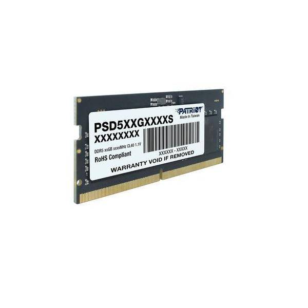 Patriot Memory Signature PSD516G560081S, 16 GB, 1 x 16 GB, DDR5, 5600 MHz, 262-pin SO-DIMM