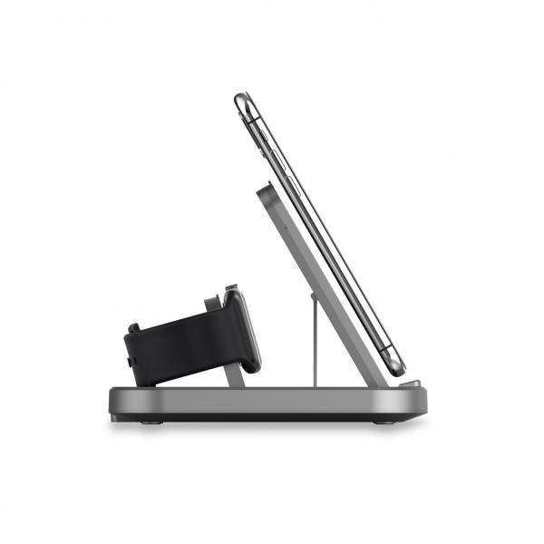 Veho DS-7 Qi - Drinnen - Kabelloses Aufladen - Silber