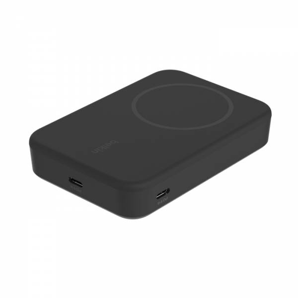 Belkin BoostCharge Pro - Induktive Power Bank - magnetisch mit Qi2 - 10000 mAh - 15 Watt - Fast Charge, PD - 2 Ausgabean