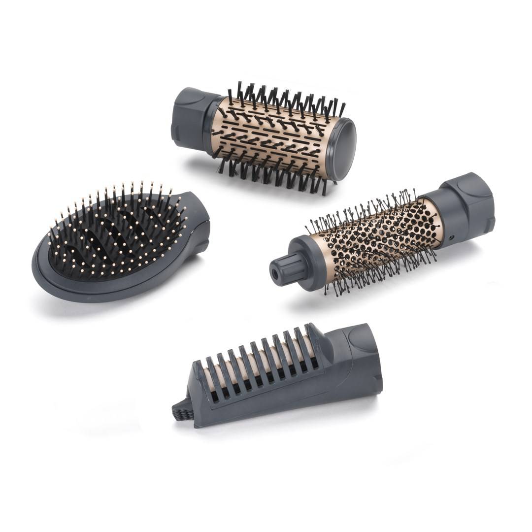 BaByliss AS965E, Heißluftbürste, Warm, Scrollleiste, Alle Haare, Lang, Medium, trockenes Haar