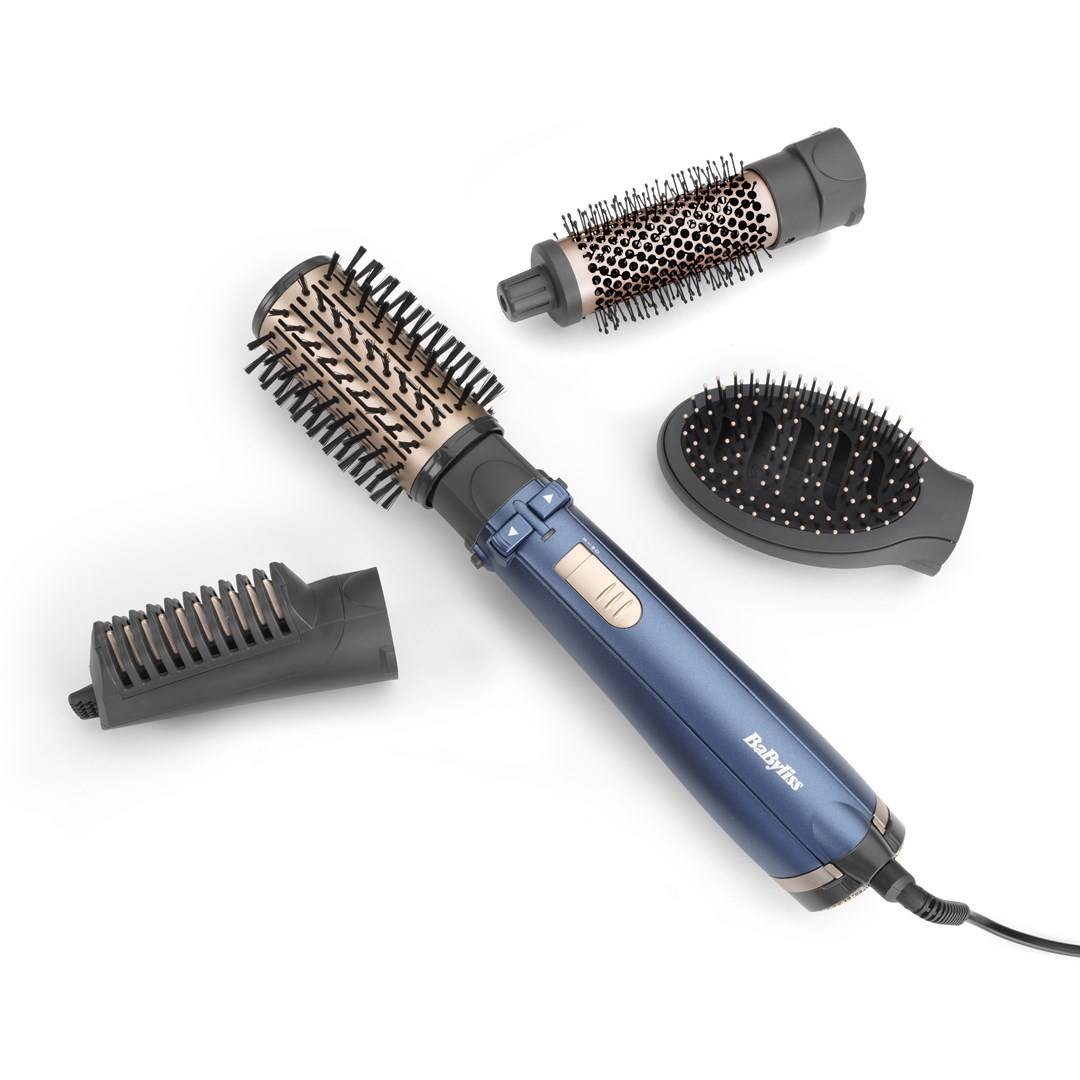 BaByliss AS965E, Heißluftbürste, Warm, Scrollleiste, Alle Haare, Lang, Medium, trockenes Haar