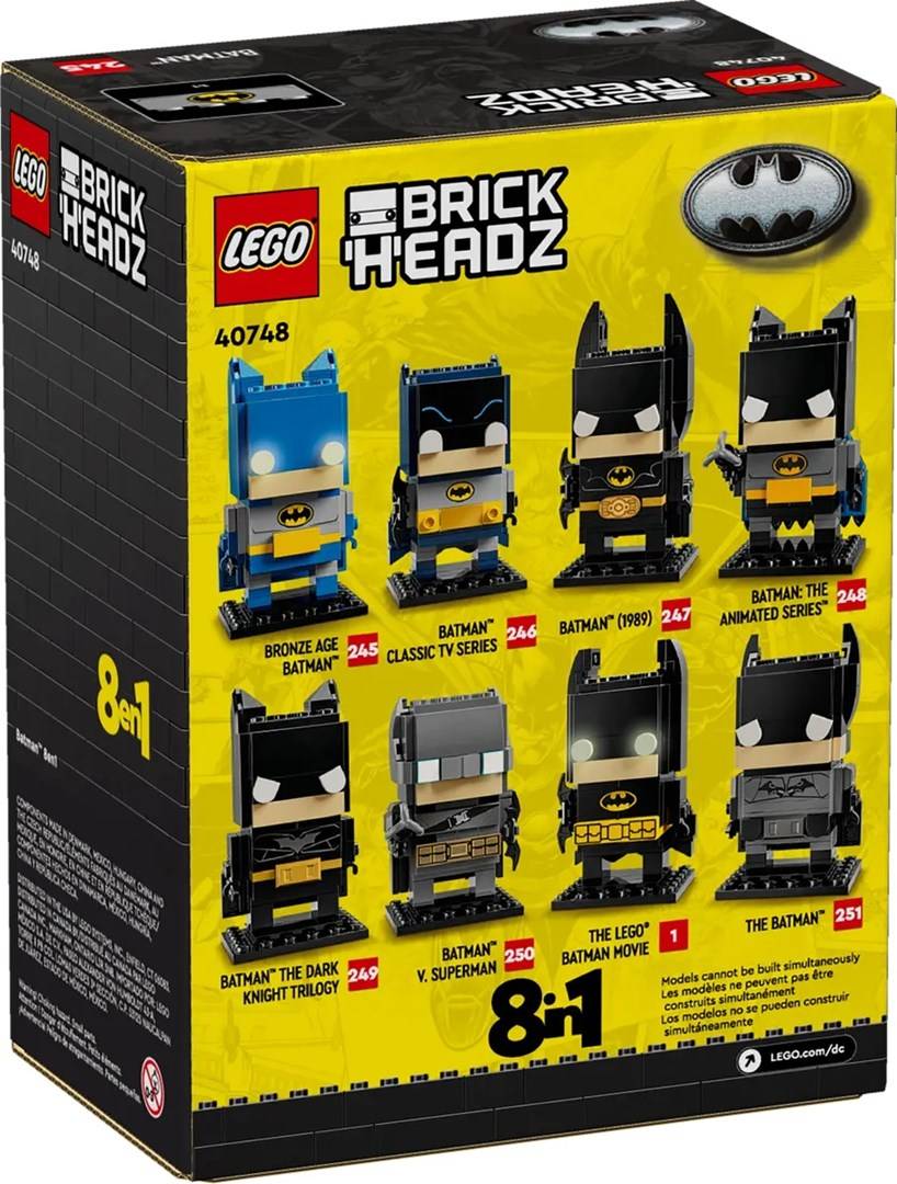 BrickHeadz Batman 8-in-1-Figur--40748