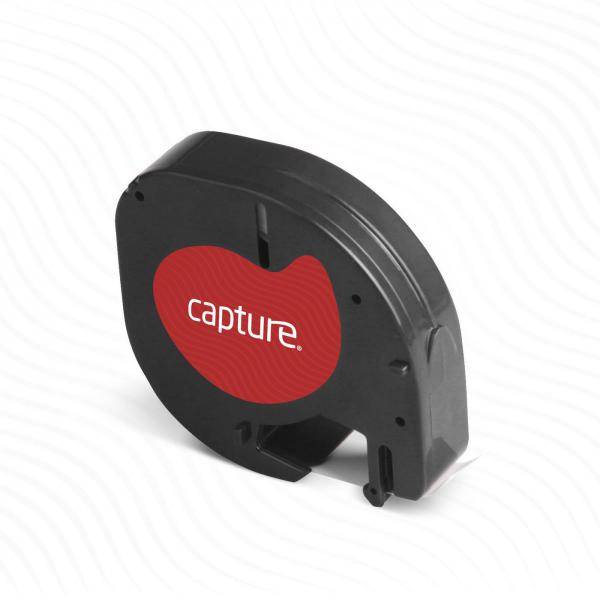 Capture Nylon - laminiert - Schwarz auf Weiß - Rolle (1,2 cm x 4 m)1 Kassette(n)