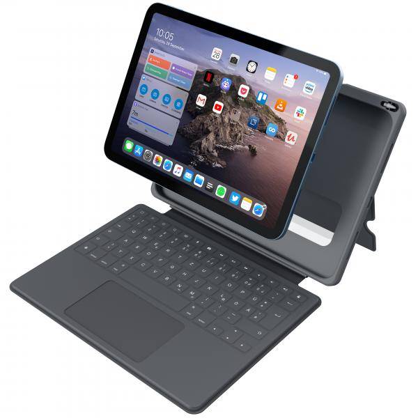 Deqster Smart Rugged Touch PLUS Keyboard iPad 10.9" (10. Gen.) Apple smart