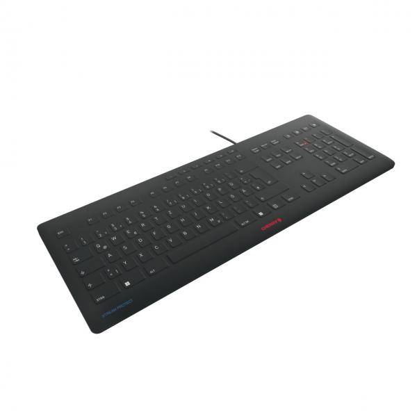 Cherry STREAM KEYBOARD - Tastatur - desifizierbare Hygienetastatur